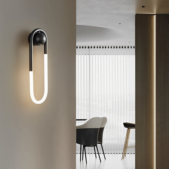 Round Rectangular Three Step Dimming LED Copper Wall Lamp