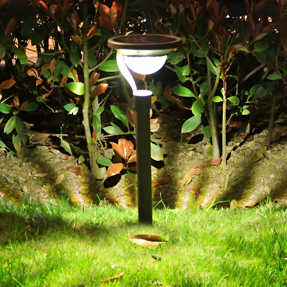 Modern Solar Half-Sphere LED Lawn Lamp
