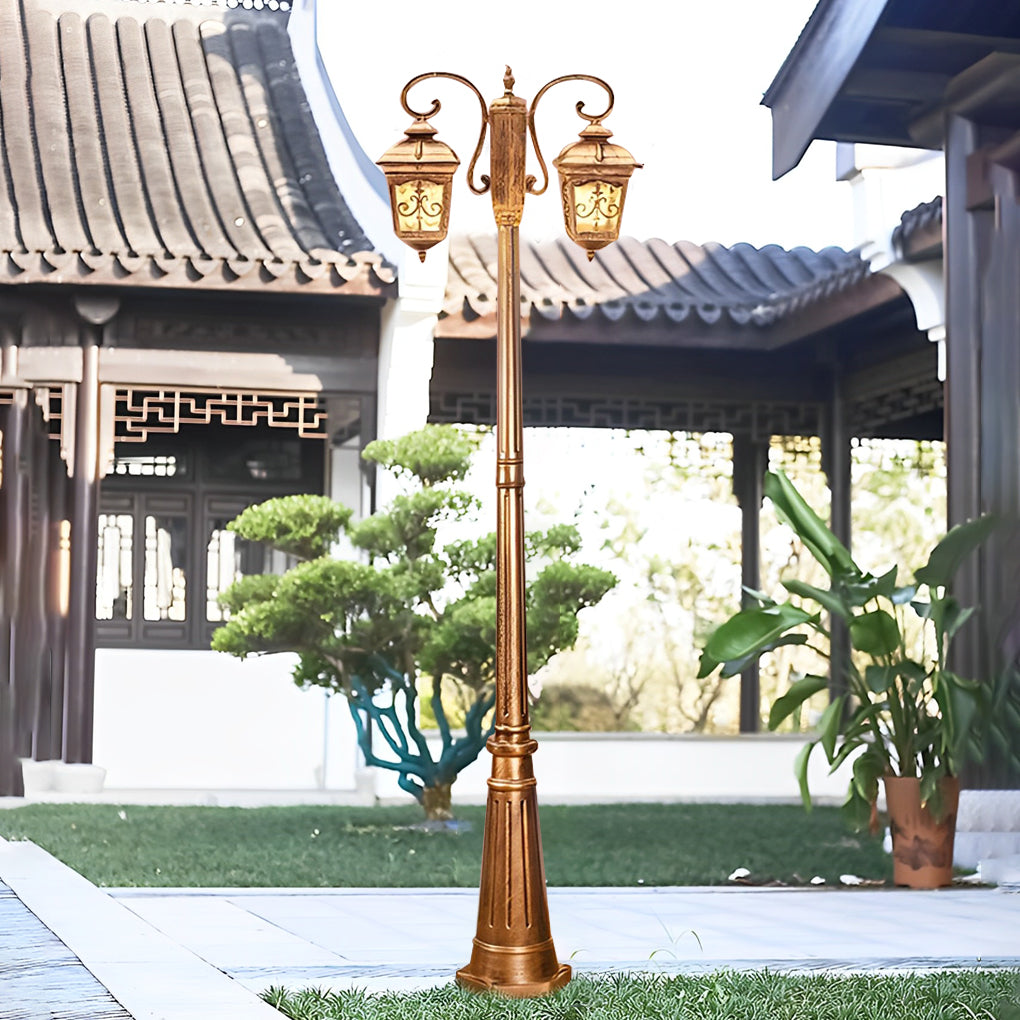 2 Light Outdoor Waterproof Retro European Style Street Lights