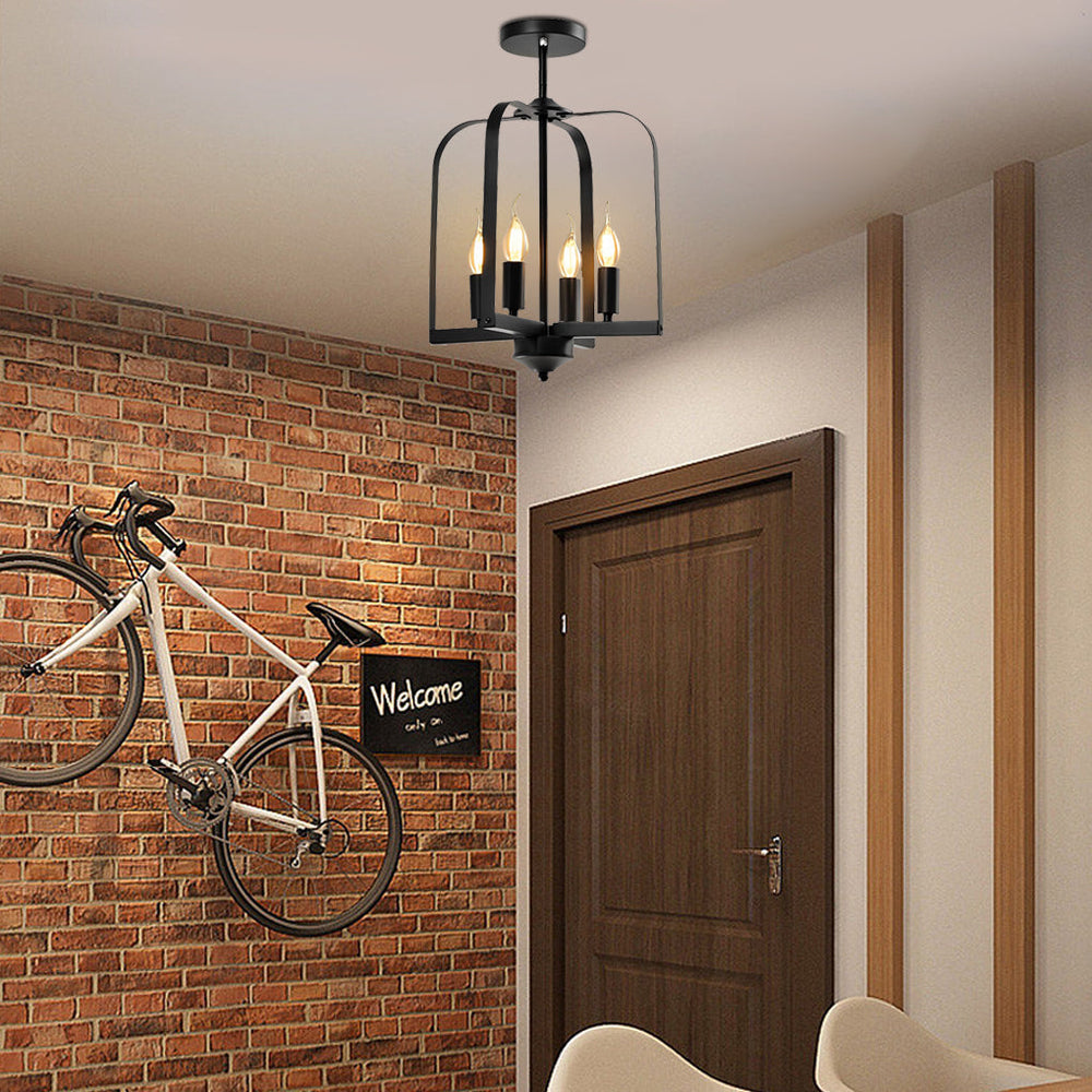 Creative Iron Cage American Country Style Chandelier Ceiling Light