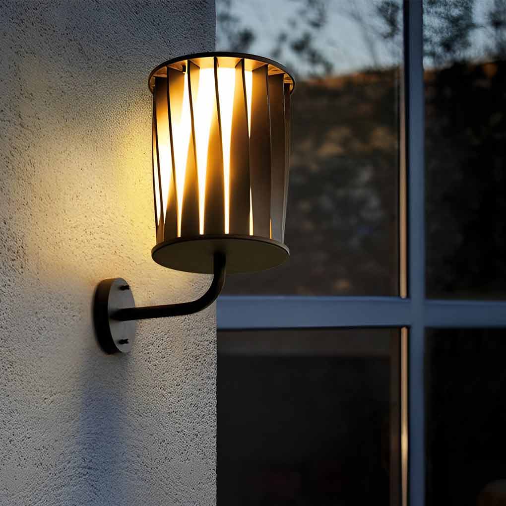 Creative Twisted Modern Outdoor Waterproof Wall Lamp