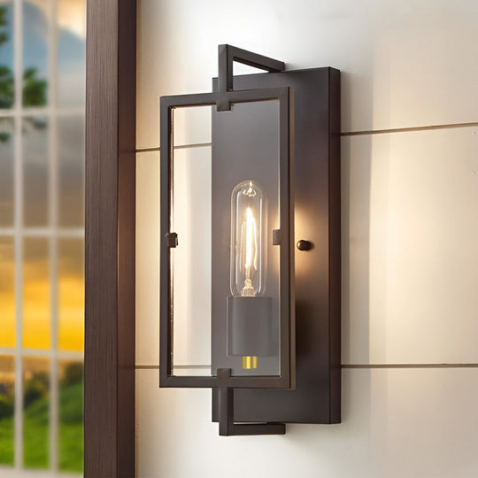 Creative Rectangular Industrial LED Wall Lamp