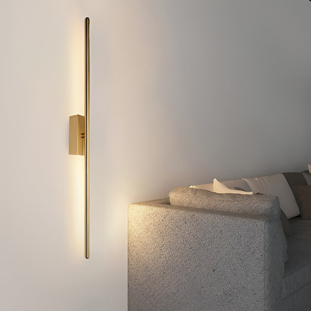 Electroplated Metal Linear LED Wall Sconce