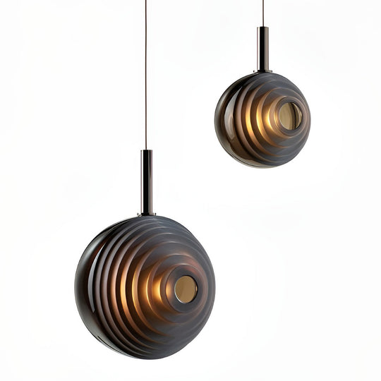 Creative Glass Round Modern Kitchen Island Pendant Light
