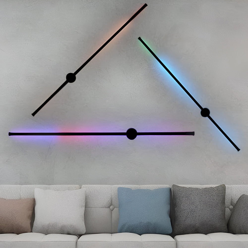 Remote Control RGB LED Linear Wall Sconce