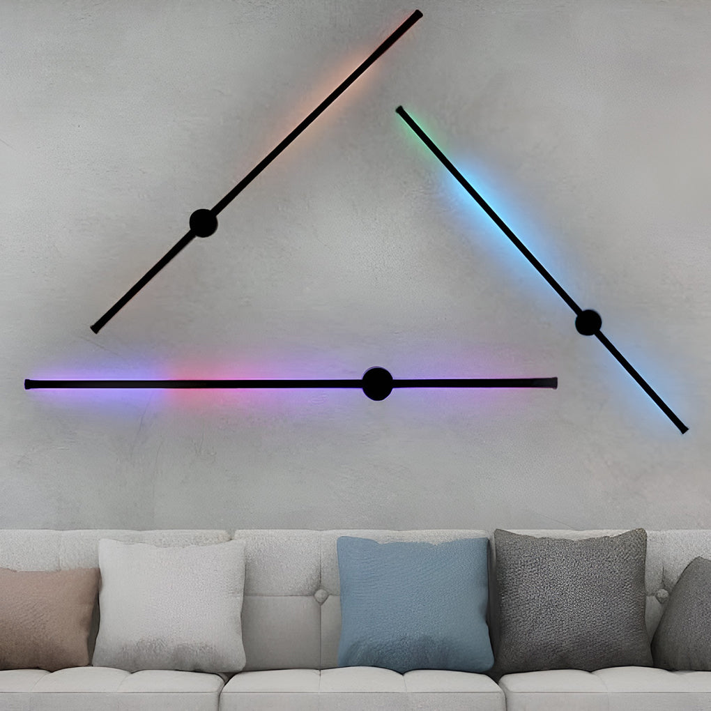 Remote Control RGB LED Linear Wall Sconce