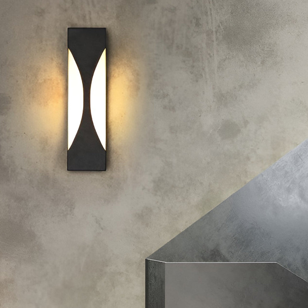 Creative Rectangular LED Outdoor Wall Sconce Waterproof Light