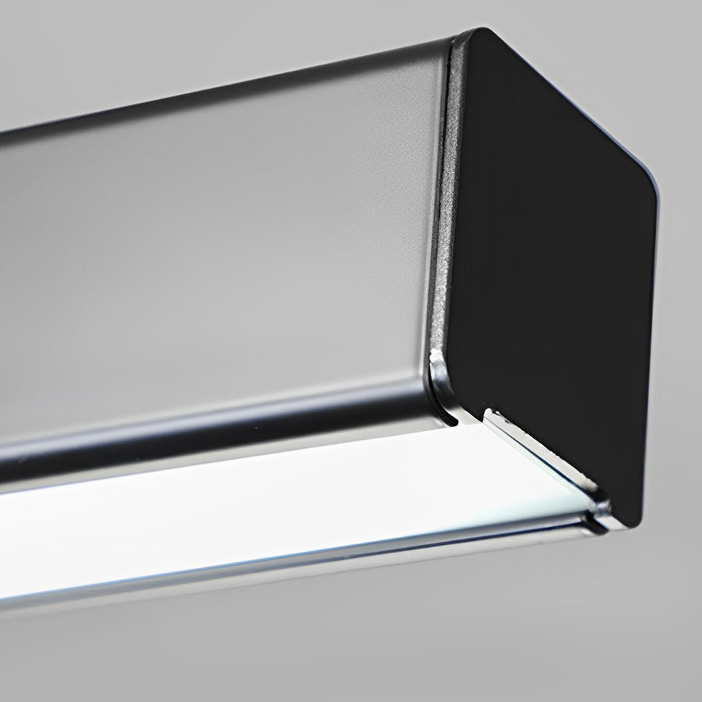 30'' Rectangular Modern Black Pendant Light – Vintage-Inspired LED Lighting