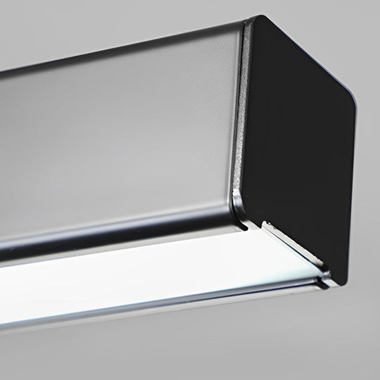 30'' Rectangular Modern Black Pendant Light – Vintage-Inspired LED Lighting