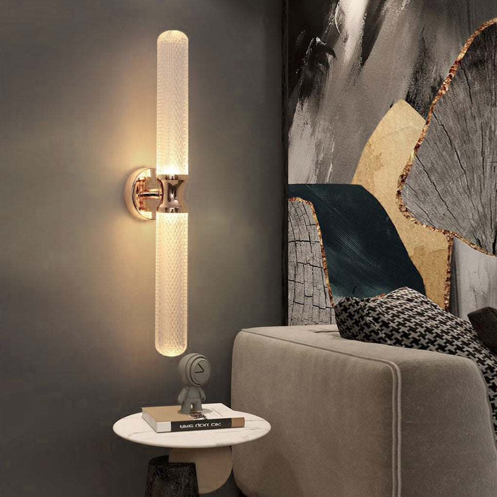 Minimalist Strip LED Wall Sconce with 3-Step Dimming
