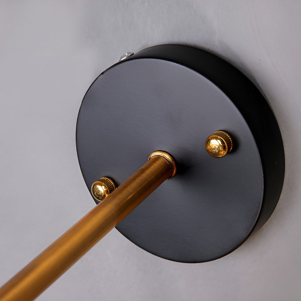 Adjustable Retro Iron E27 Waterproof Industrial Plug-in Wall Sconce