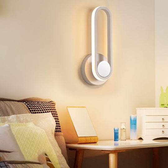 330° Rotatable Rounded Rectangular LED Nordic Wall Lamp
