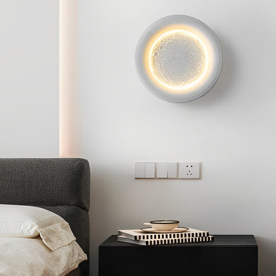 Resin Moon Shape Nordic LED Wall Lamp