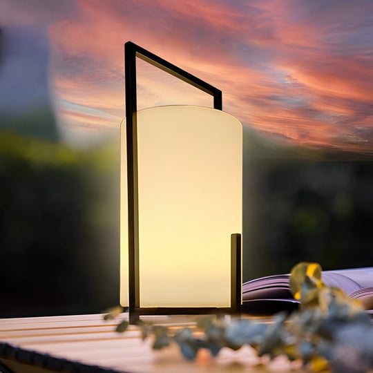 Portable Waterproof LED Rechargeable RGB Solar Outdoor Lantern