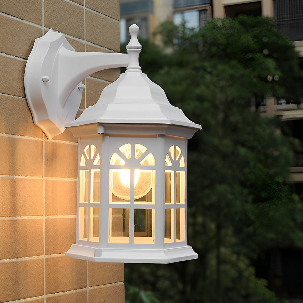 Waterproof Aluminum Alloy Glass Outdoor Wall Light