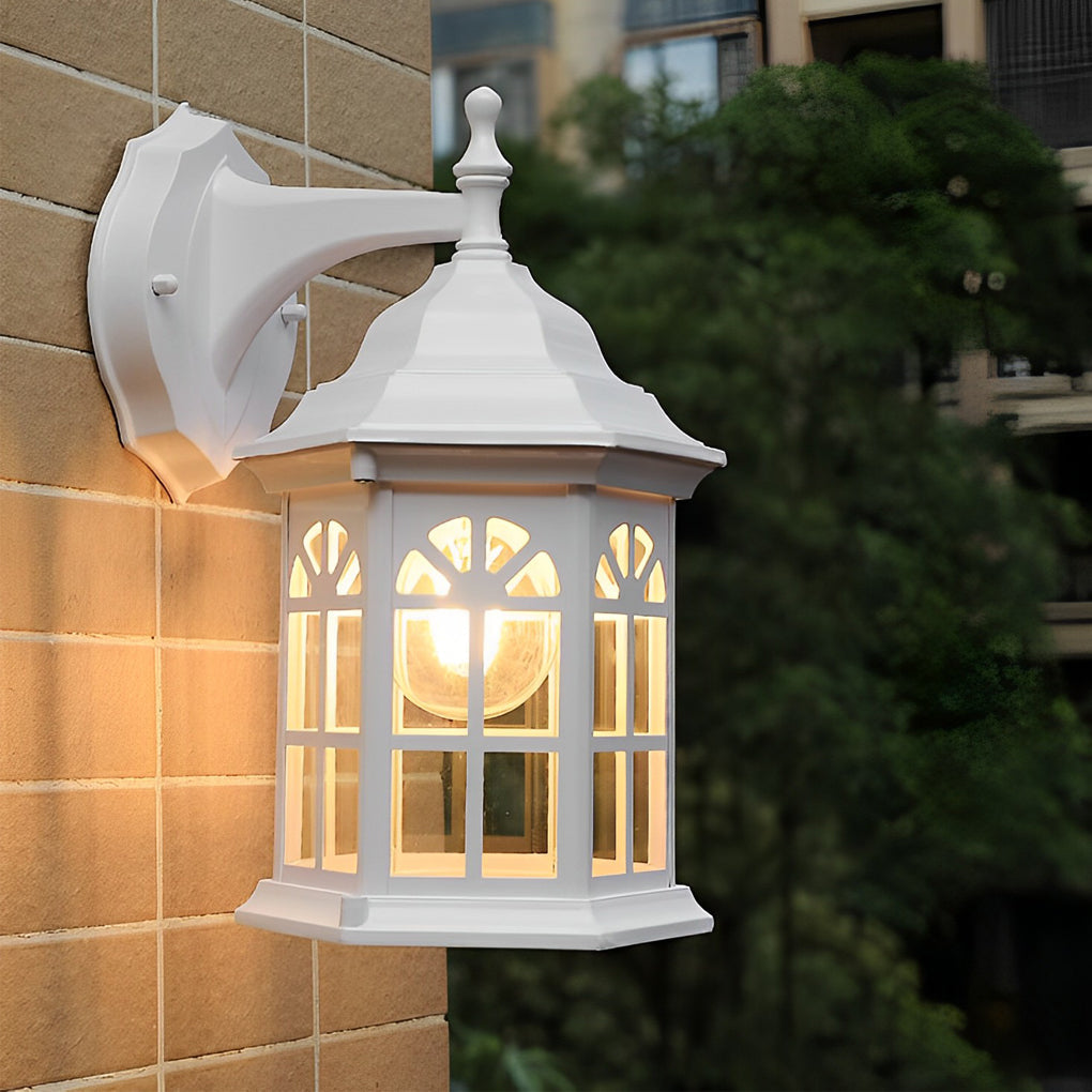 Waterproof Aluminum Alloy Glass Outdoor Wall Light