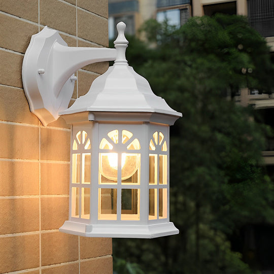 Waterproof Aluminum Alloy Glass Outdoor Wall Light