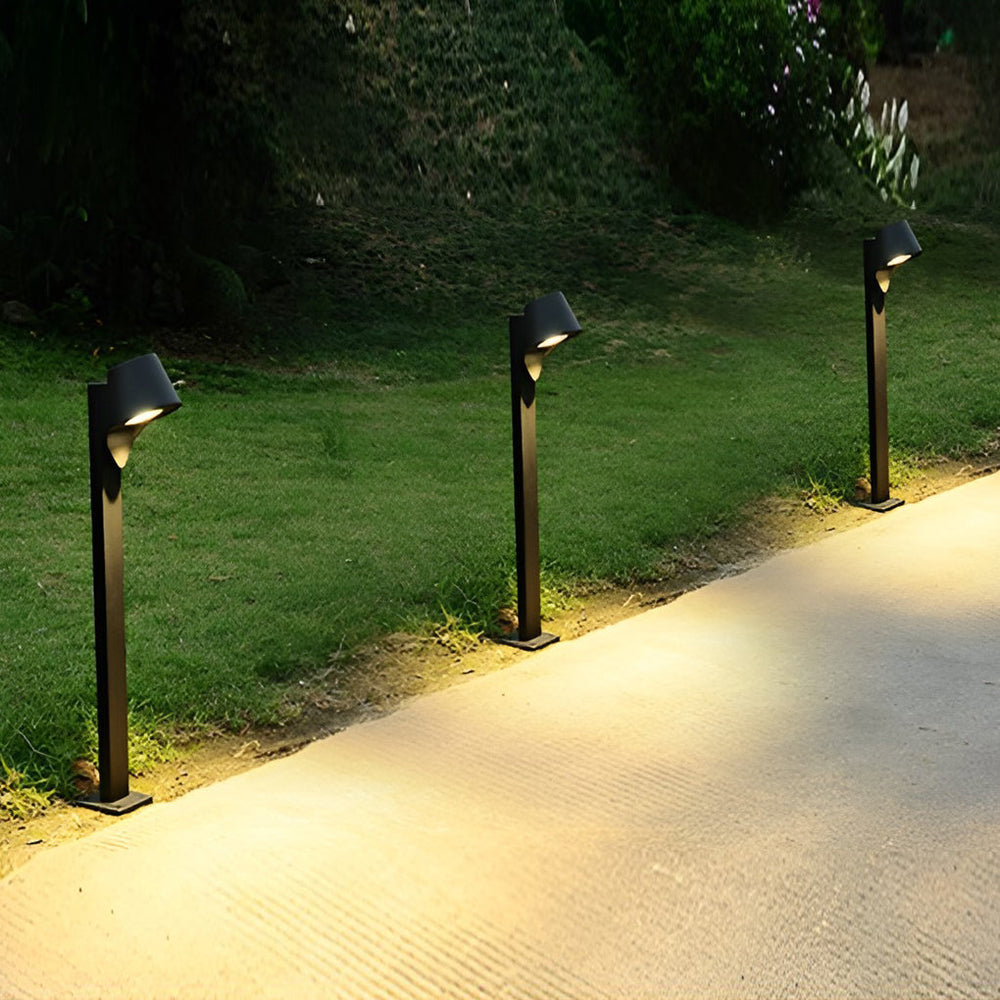10W LED Black Minimalist Outdoor Pathway Light