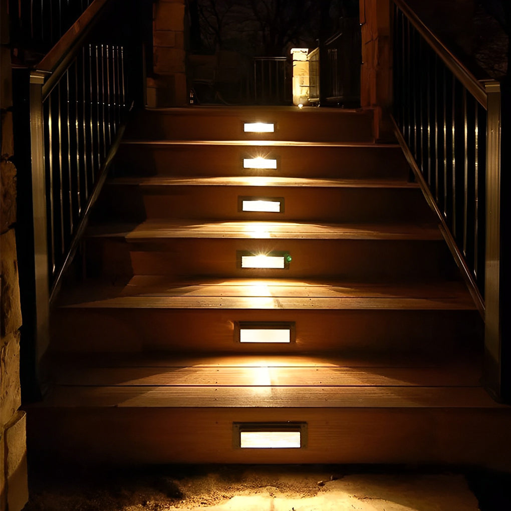 Rectangular & Grilles 3W LED IP65 Stair Wall Recessed Lights