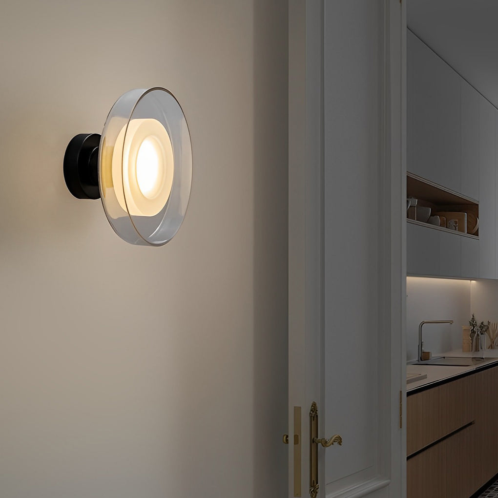 Creative Round Glass Post-Modern LED Wall Lamp