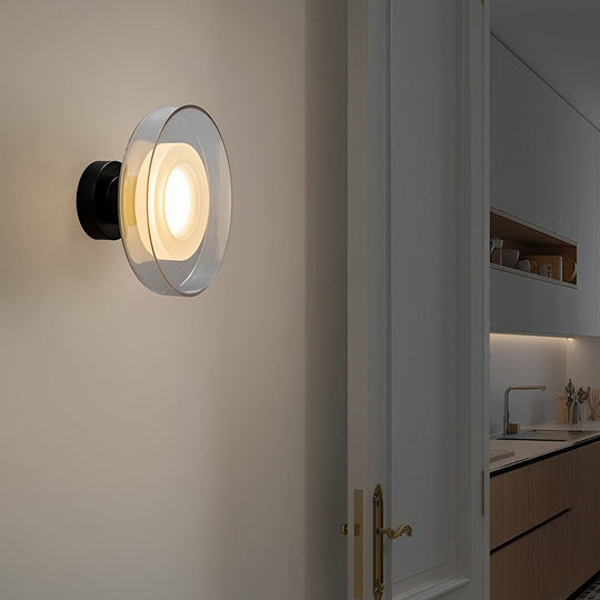 Creative Round Glass Post-Modern LED Wall Lamp