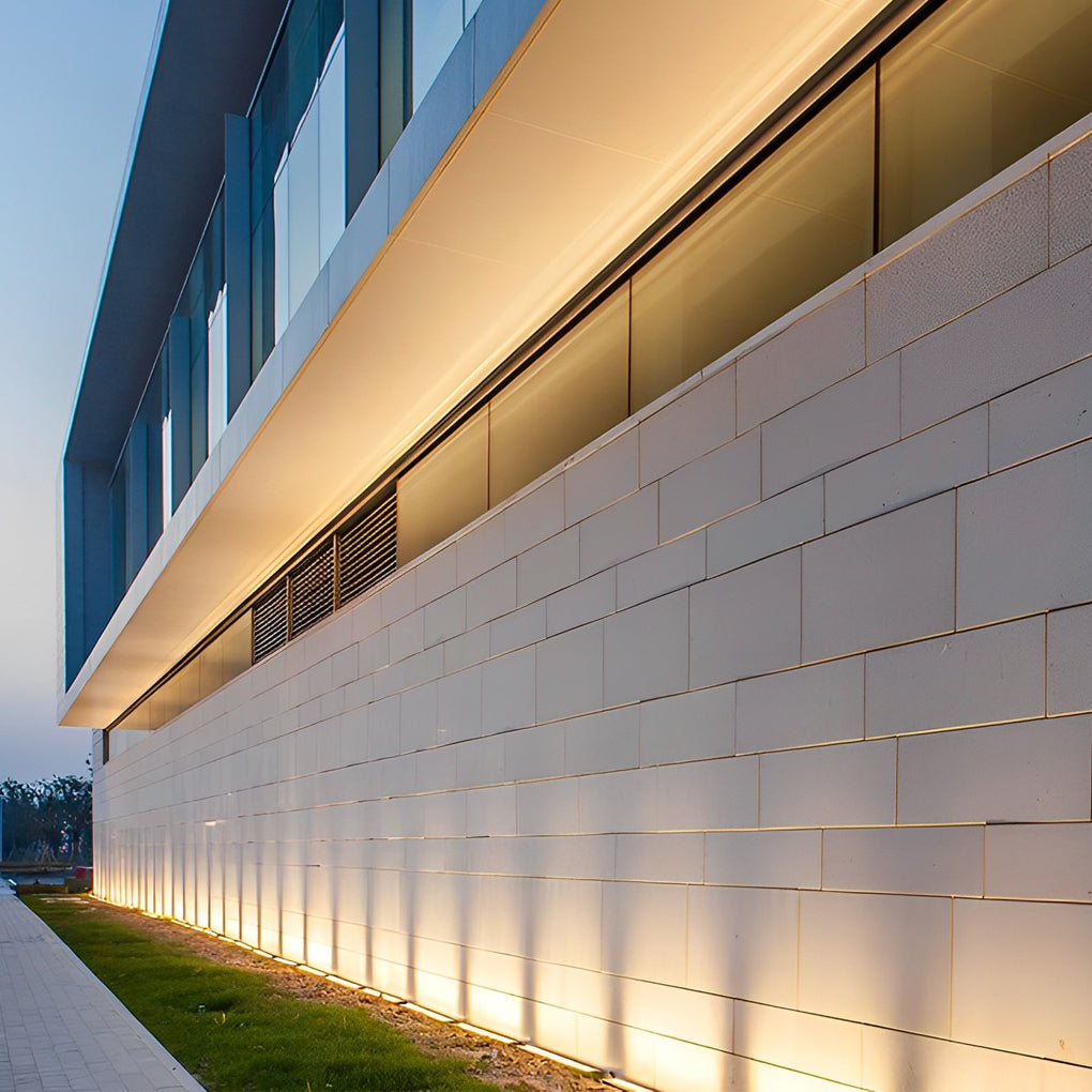LED Rectangular Waterproof Recessed Outdoor Wall Washer Light