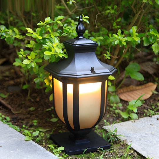 Retro Minimalist Waterproof Aluminum European-Style Pillar Lamp Post Lights
