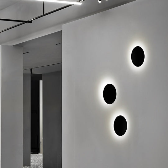 360° Rotatable Round Modern LED Wall Lamp