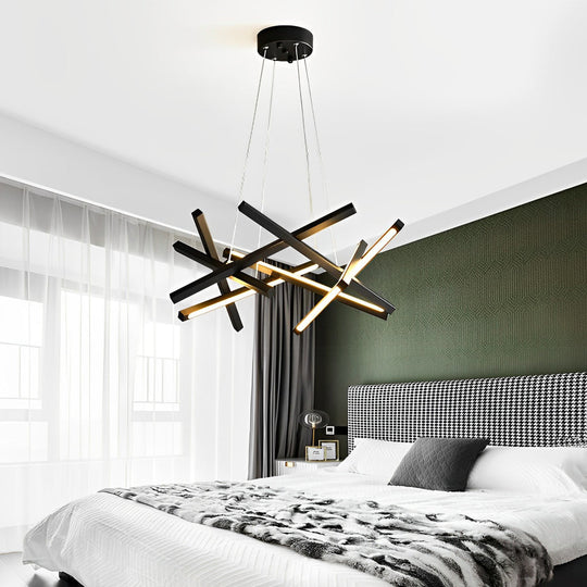 8-Light Modern LED – Sputnik Chandelier Stylish Ceiling Lighting
