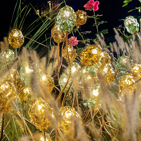 Outdoor Flower Bud LED Lawn Lights – Apple & Grape Designs