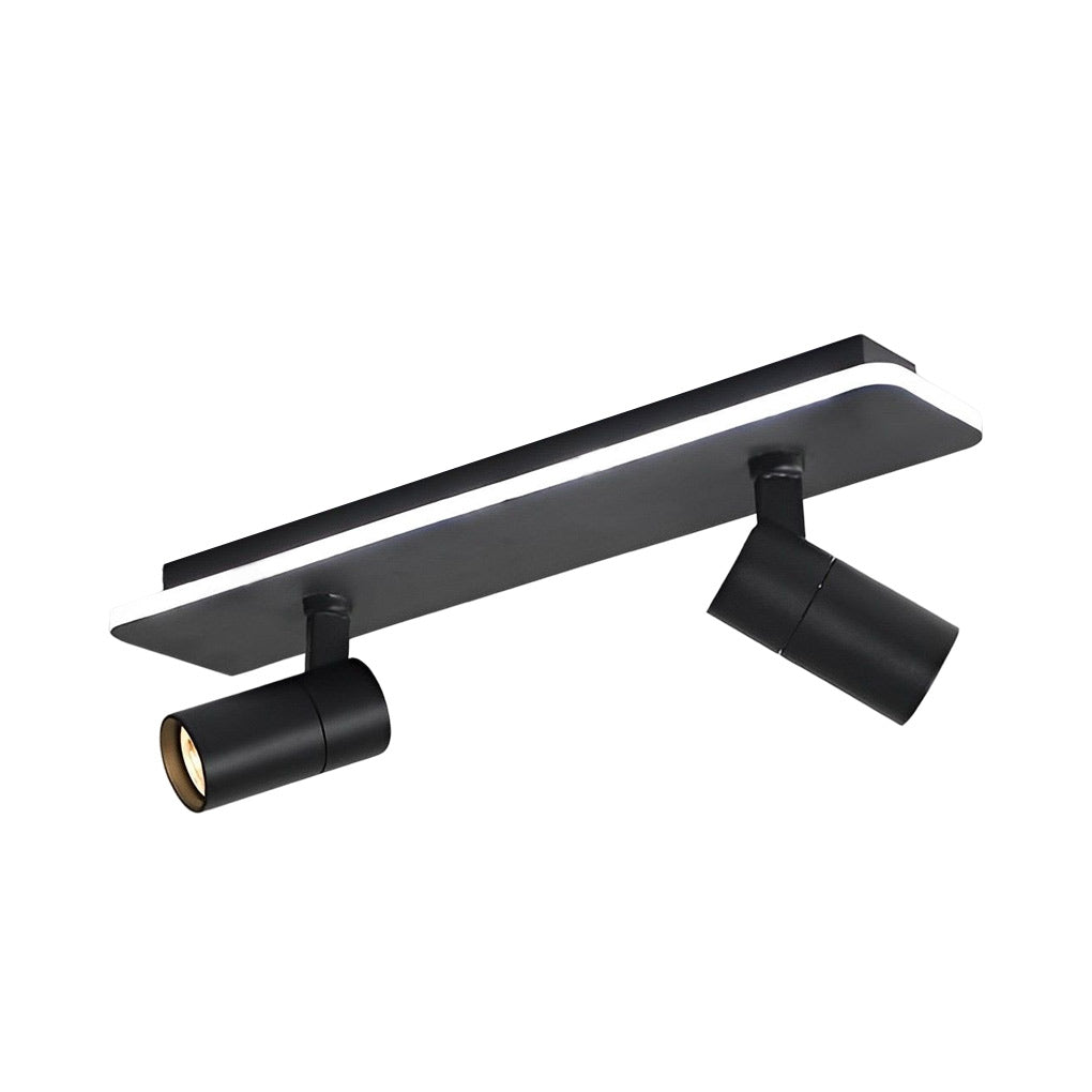 Minimalist Long Rectangular Adjustable LED Flush Mount Spotlight (2/3/4-Light)