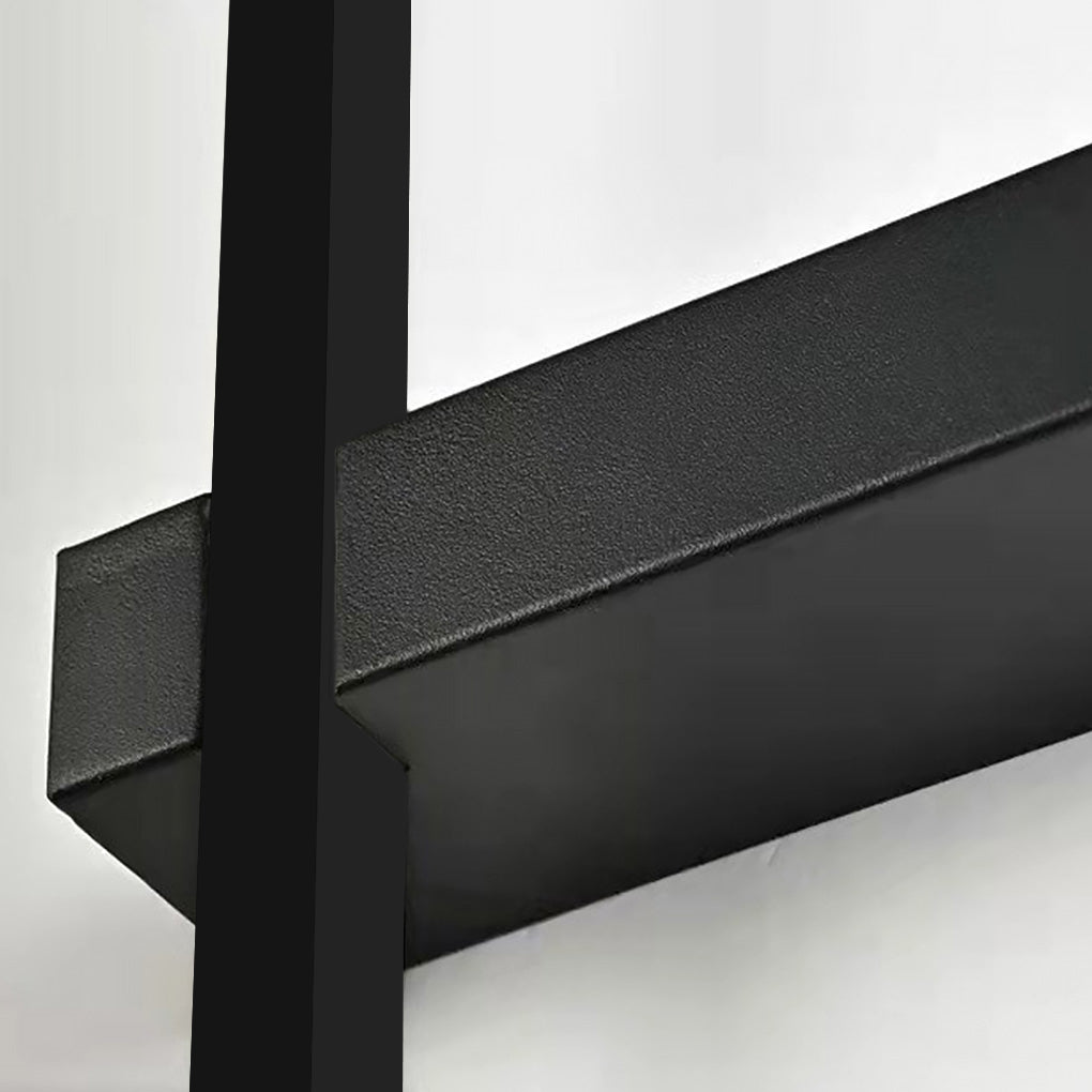 Interlaced Line Strips Waterproof LED Black Modern Outdoor Wall Lights