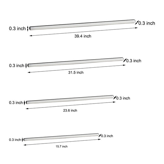 6PCS Long LED Bar 12V Surface Mounted Cabinet Lighting