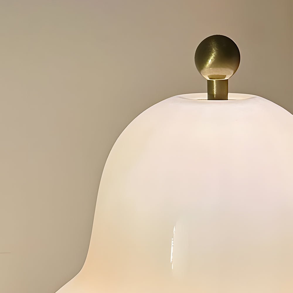 7.5 Inch Glass Pear LED Table Ambient Lamp with Touch Switch