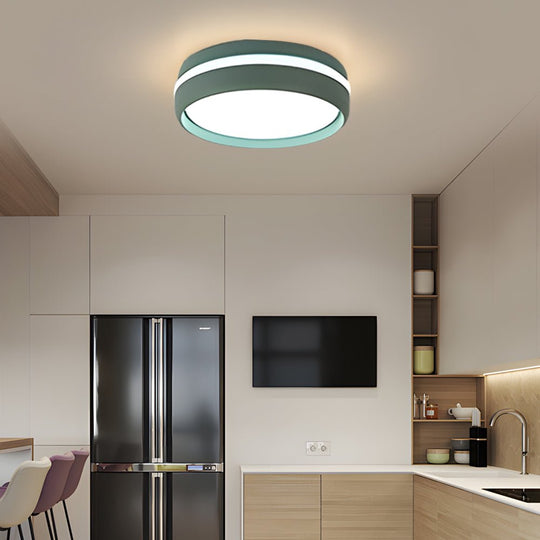 7.9-Inch Round LED Flush Mount Ceiling Light