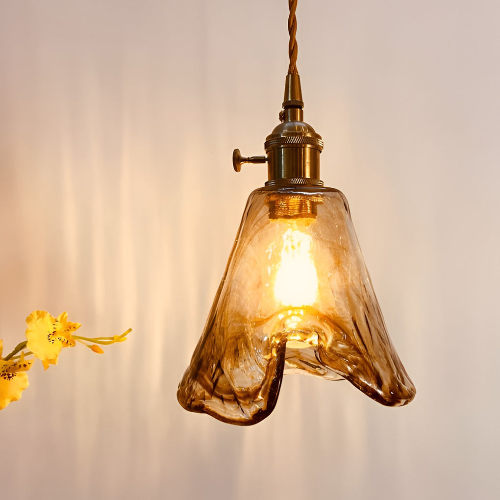 Creative Electroplated Metal Glass LED Nordic Island Light Hanging Lamp
