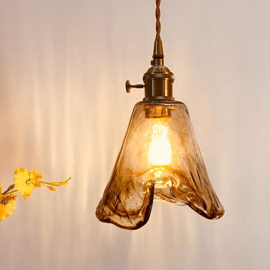 Creative Electroplated Metal Glass LED Nordic Island Light Hanging Lamp