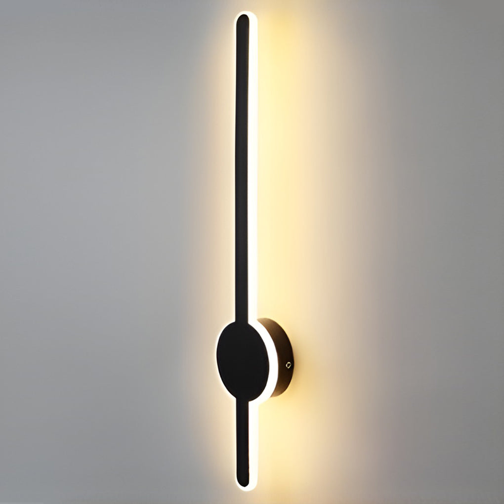 Modern LED Bar Wall Sconce – Black, White, or Gold Finish