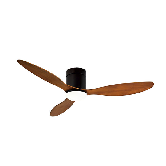 3-Blade Modern Ceiling Fan with Dimmable LED Light and Remote Control