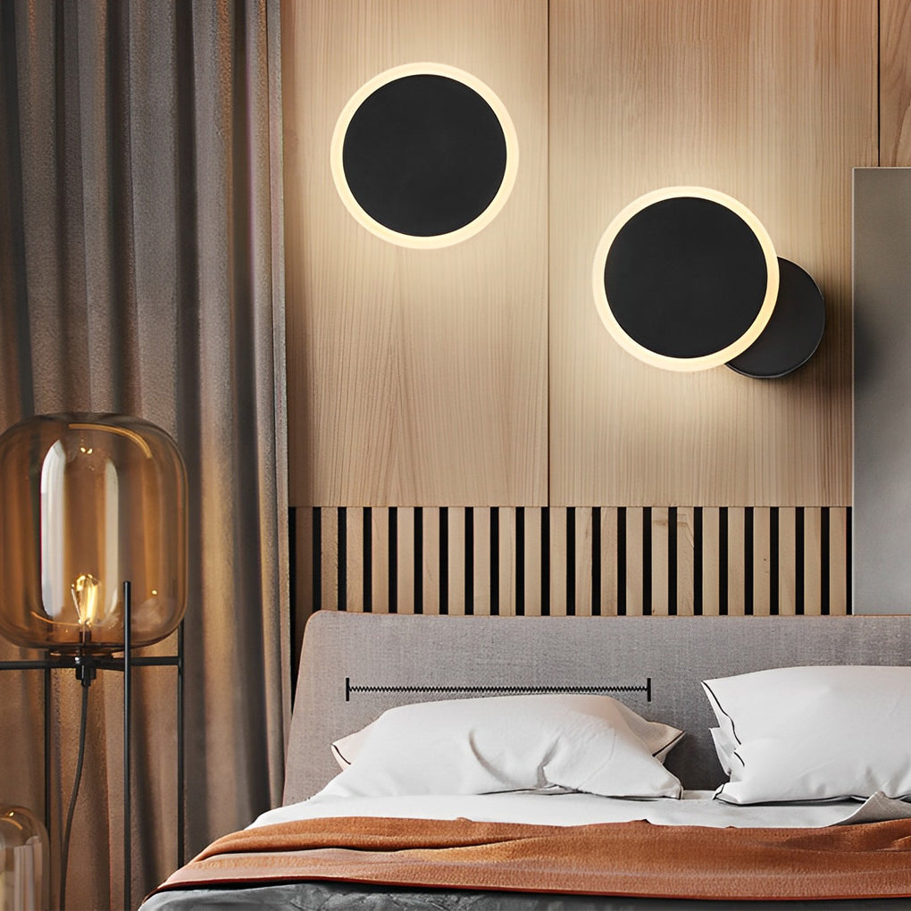 Round Rotatable Modern LED Wall Lamp