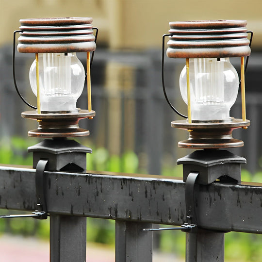 Retro Portable Waterproof Intelligent LED Solar Powered Outdoor Lights