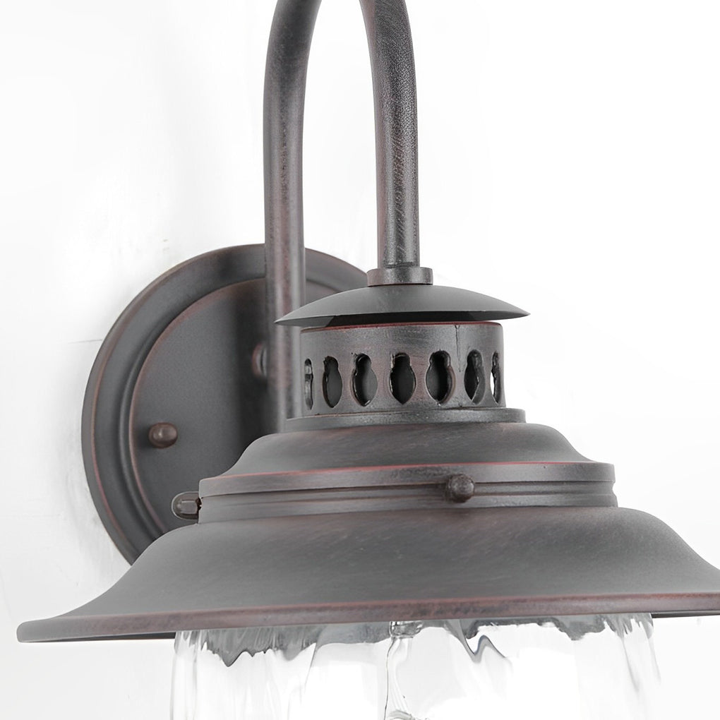 Creative Glass and Metal Modern Waterproof Outdoor Wall Lamp