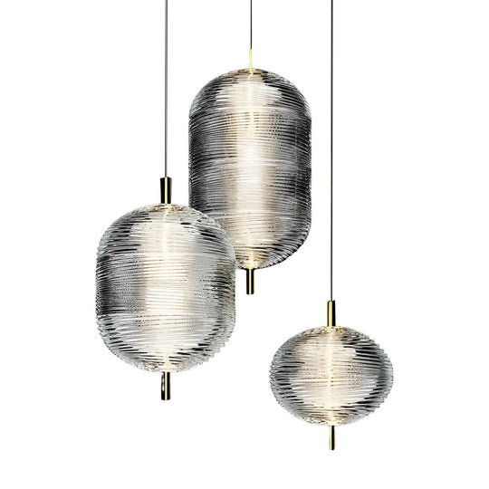 Personality Glass Shade LED Iron Creative Nordic Chandelier