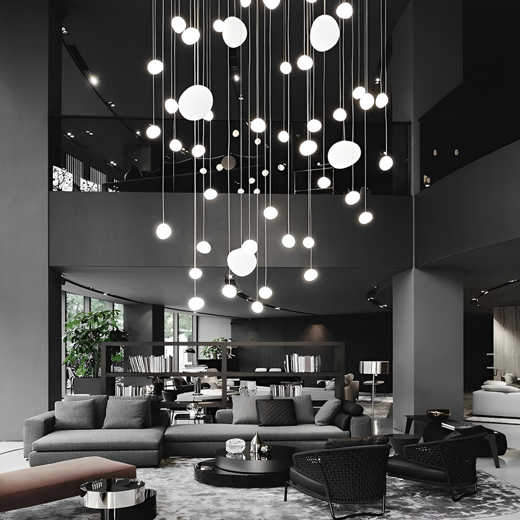 Creative Glass Round Ball LED Modern Pendant Light