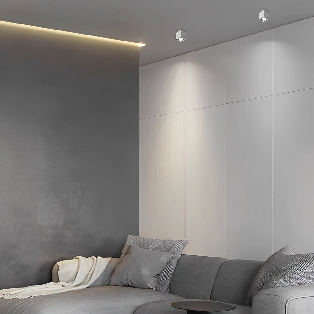 Square Adjustable – Three-Step Dimming LED Ceiling Grille Light