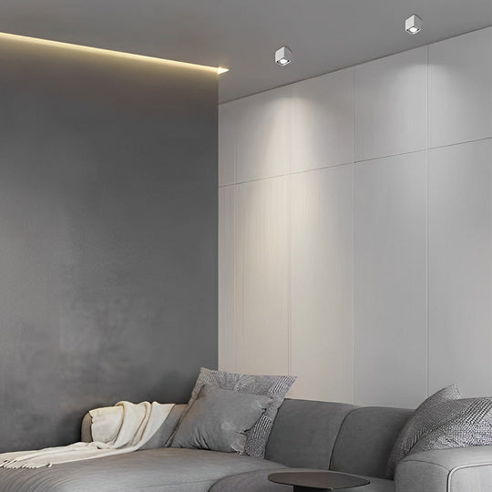 Square Adjustable – Three-Step Dimming LED Ceiling Grille Light