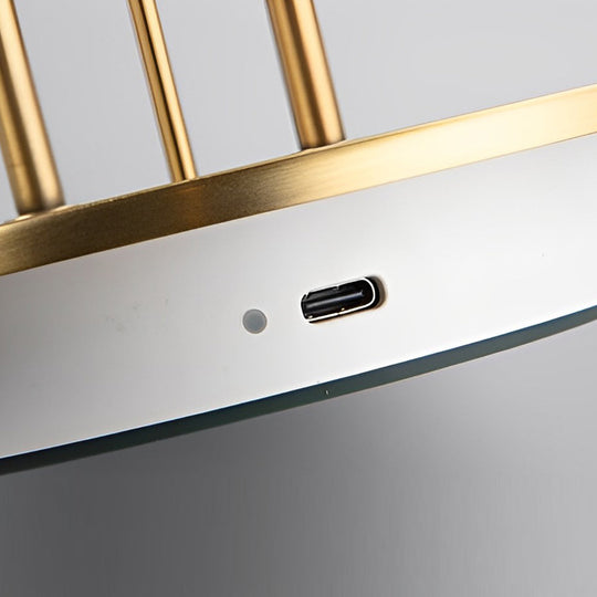 Nickel Jingle Table Lamp – Touch Dimming Ambience
