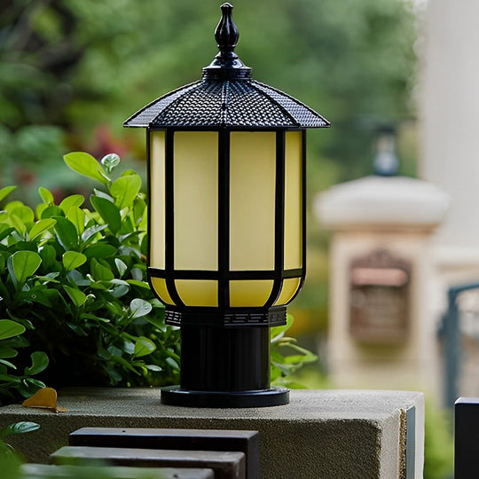 Waterproof IP55 LED Retro Outdoor Fence Post Light