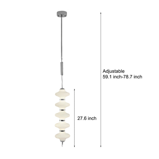 Glass Creative Gourd Metal LED Modern Minimalist Small Chandelier