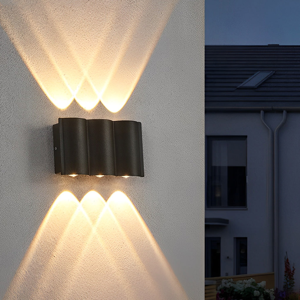 Creative Wave Up and Down LED Waterproof Modern Wall Washer Light